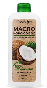 Масло кокосовое для кожи и волос Krassa Tropic Sun 250мл