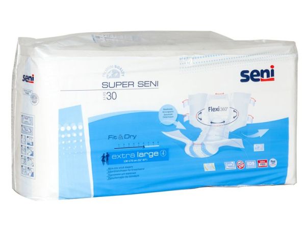 Изображение товара Подгузники для взрослых Super Seni Air 4, 30 шт Подгузники для взрослых Super Seni Air 4, 30 шт фотография